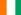 a orange, white and green flag
