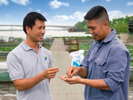 Pioneering aquaculture research on the banks of the Mekong river