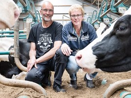 From tie stall to cubicle stable with a milking robot