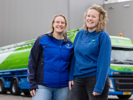Anke Swinkels and Eke Sinnema – female bulk truck drivers